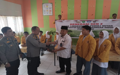 RAYAKAN HARI ANAK NASIONAL DENGAN TANAM POHON: GEN Z MADRASAH BERSAMA POLRESTA TAMPAN