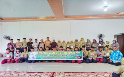MA Muhammadiyah Terima Wakaf Al-Qur’an untuk 30 Hafidz dan Hafidzah