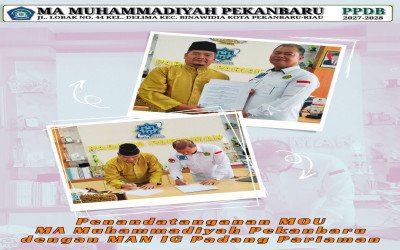 Study Tiru Kepala Madrasah K3MA Kota Pekanbaru, MA Muhammadiyah Buahkan MoU dengan MAN IC Padang Pariaman